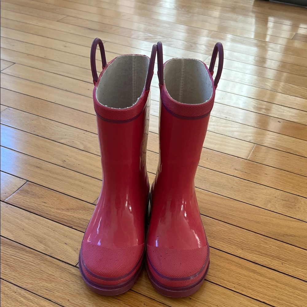 Western Chief Pink and Purple Rain Boots